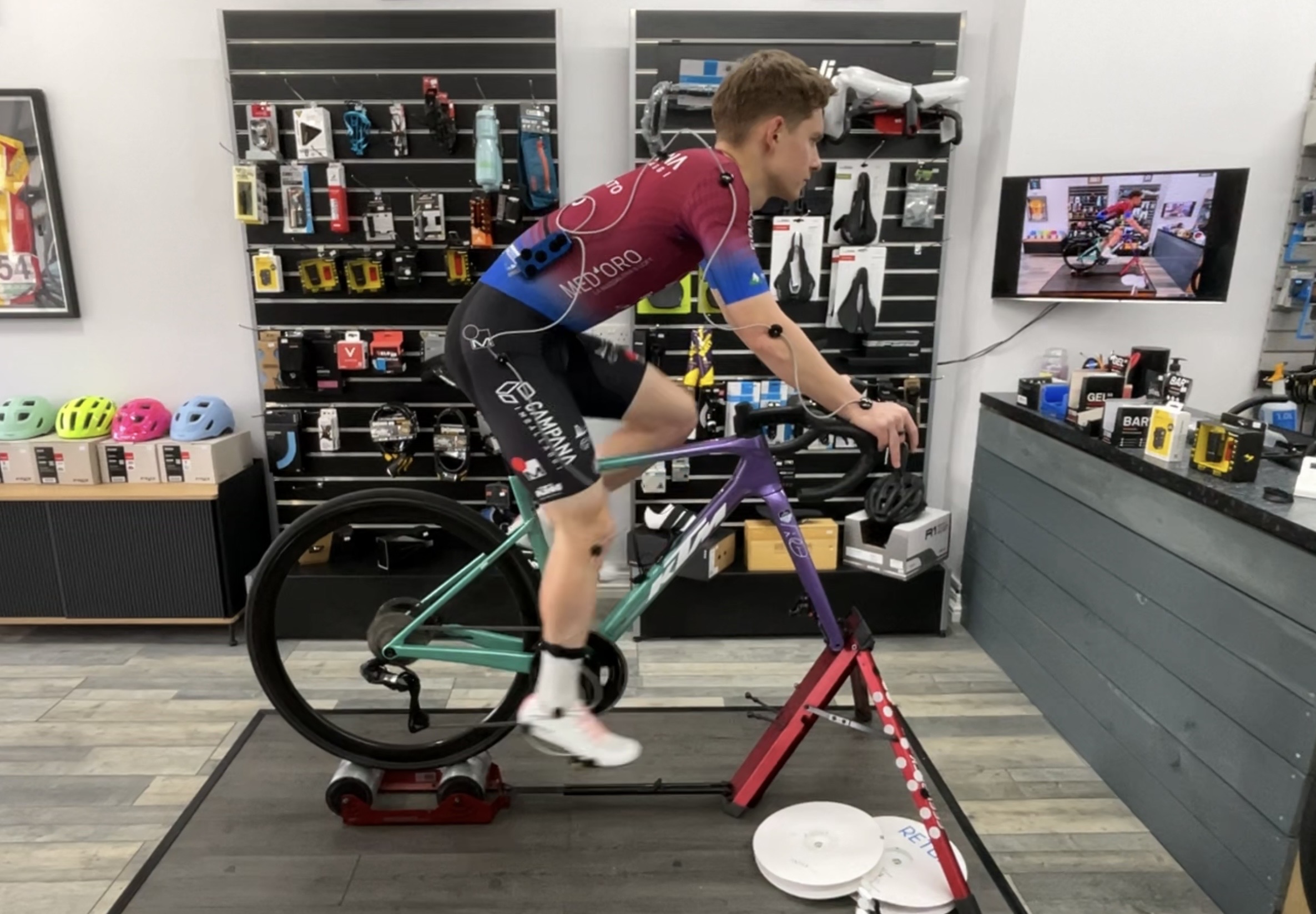 Retül 3D bike fitting session