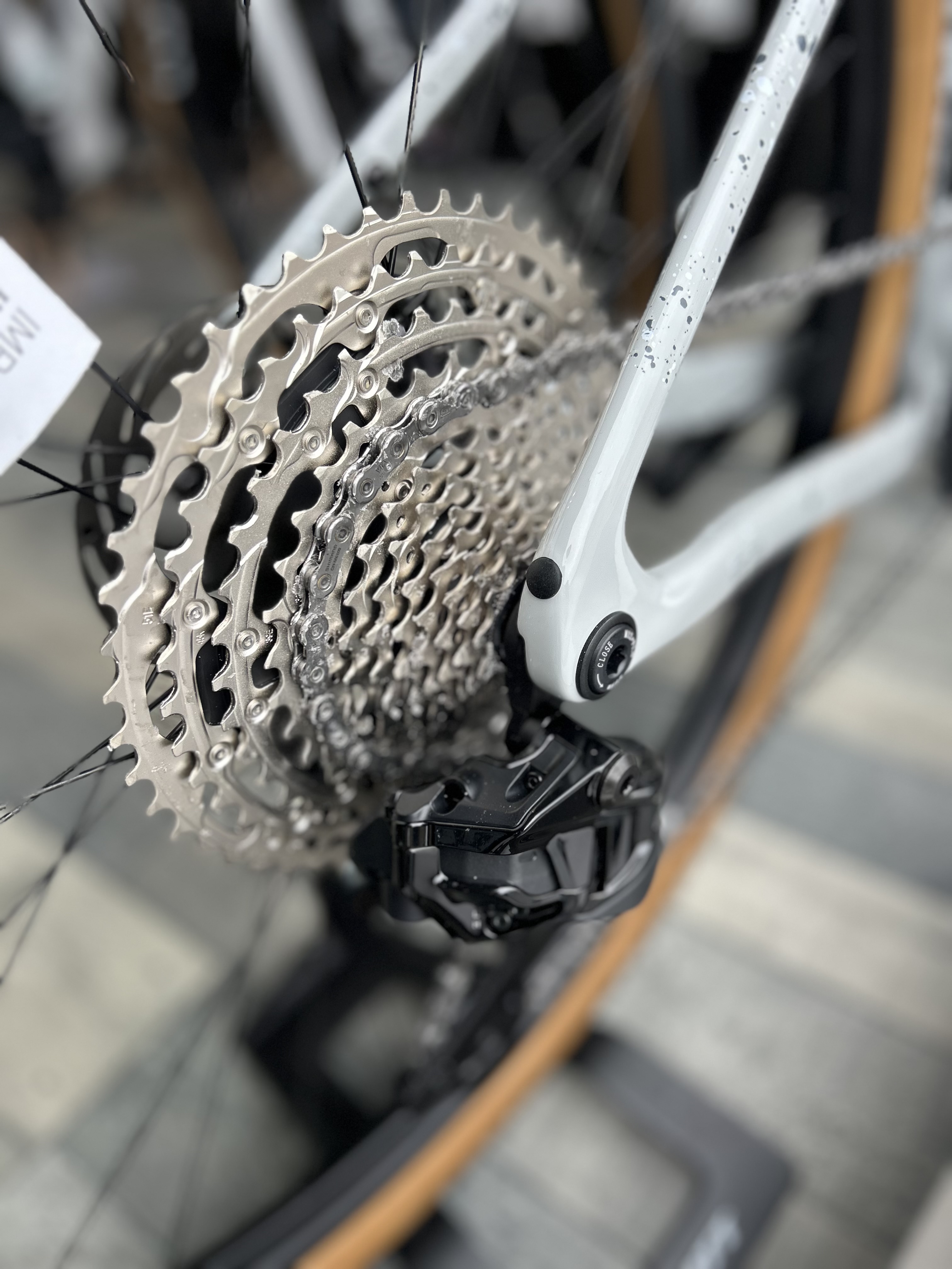 Bike on the repair stand