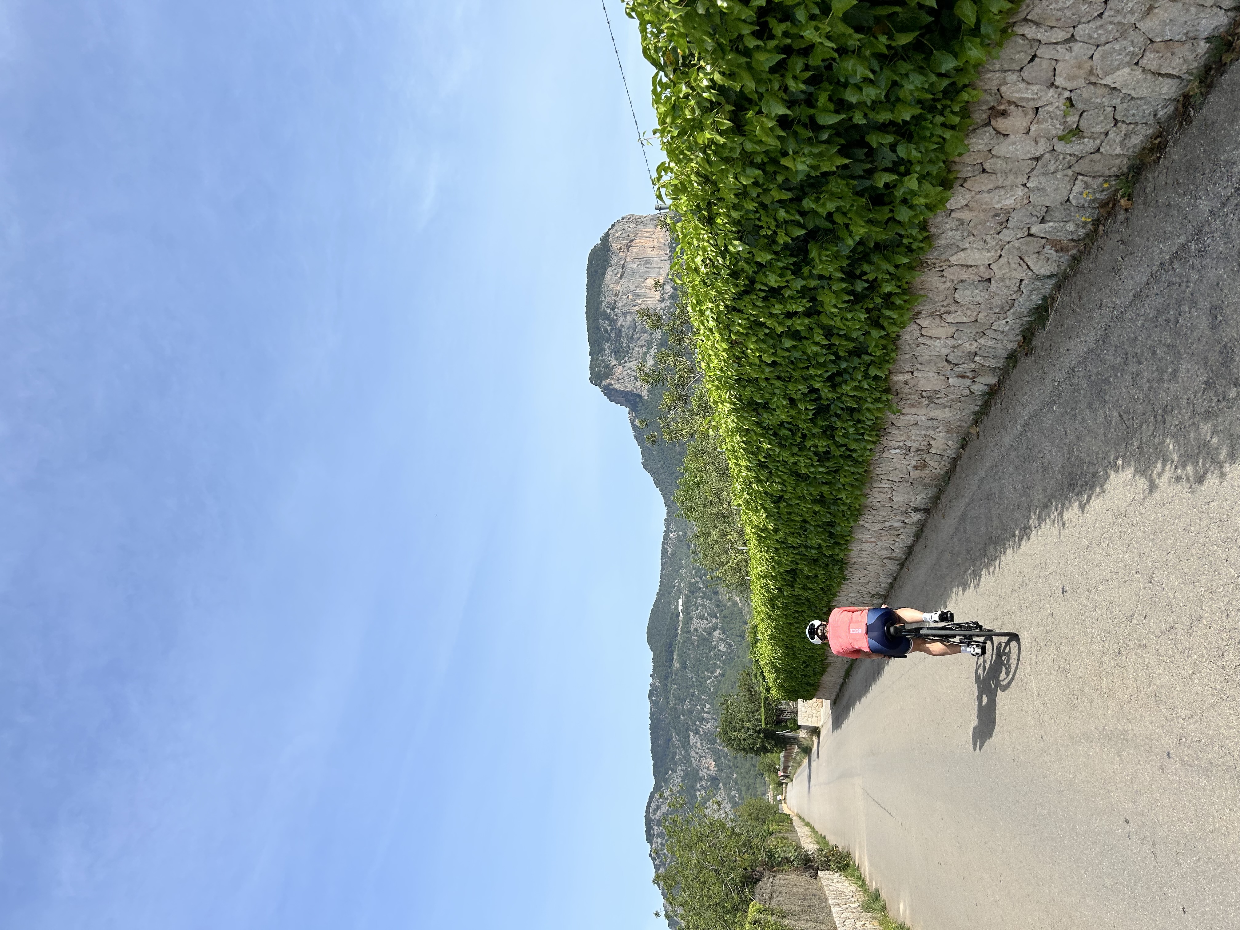 Two riders along the shore