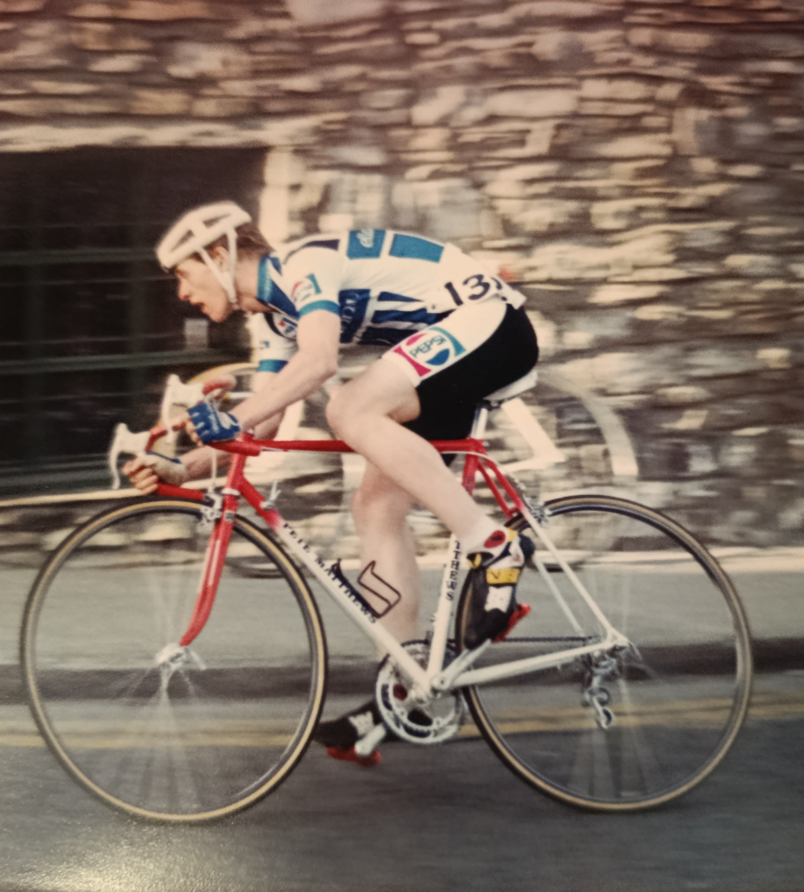 Rider on the road